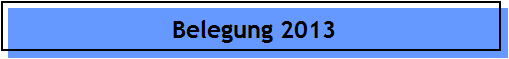 Belegung 2013